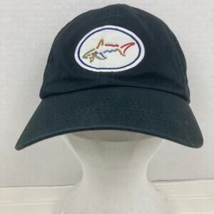 MacGregor Baseball Cap Hat Black Golf Shark USA Australia Flag Embroidered Sport